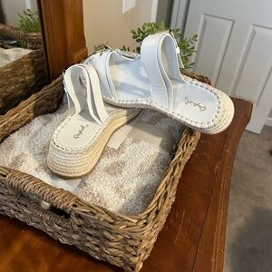 White Espadrille Sandals